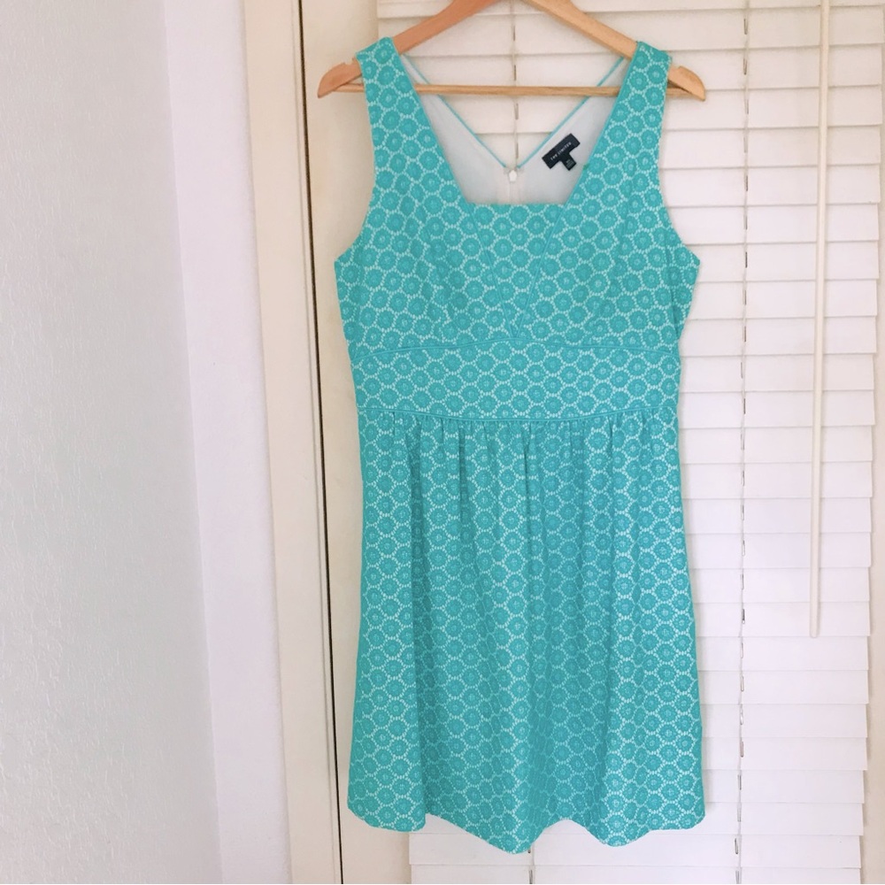 The Limited Aqua‎ / Blue Dress with Pockets Size 10 Vintage, Y2K, Sleeveless